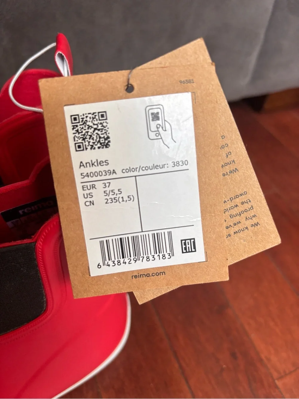 Reima Waterproof Slip-On Rain Boots